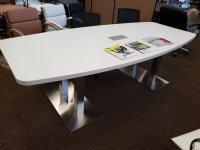 Pacific Coast 8ft. boat shaped conference table