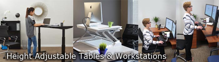 Adj Height Desks, Tables, & Workstations
