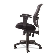 Etros Series Petite Mid-Back Multifunction Mesh Chair, Black