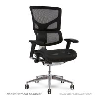Black X2 Managers Chair no Headrest