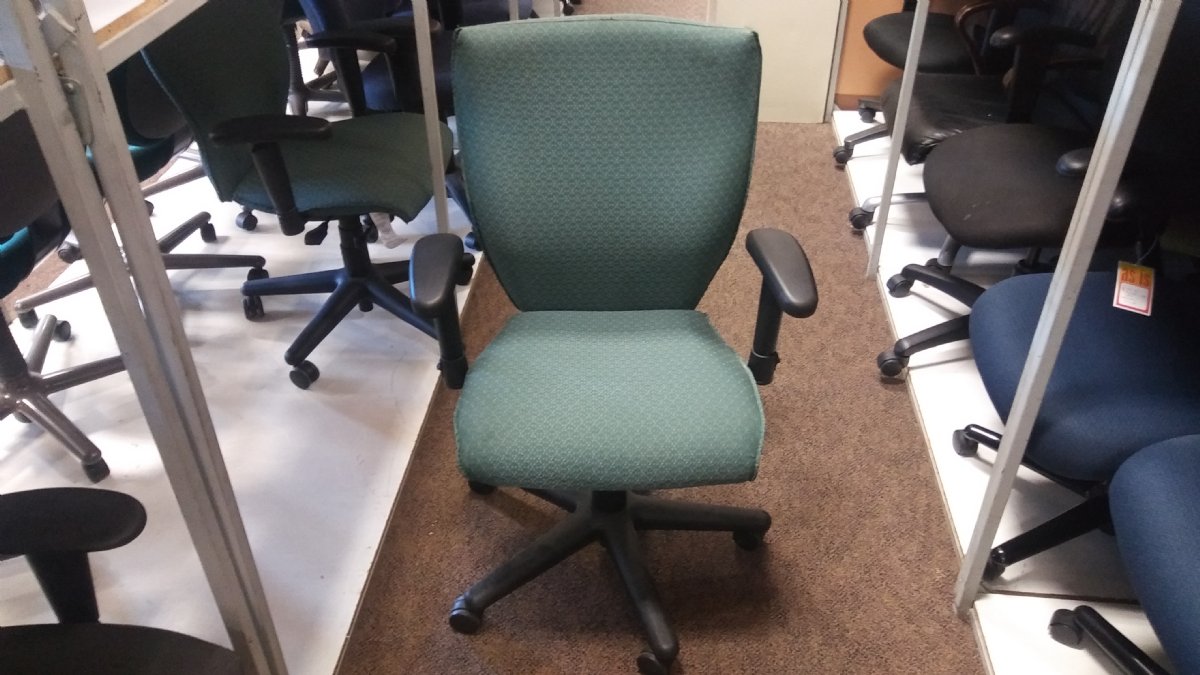 Allsteel Nrg Green Task Chair Used