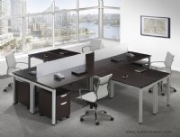 Acrylic Desk Divider or Modesty Panel - Collaborative Desk