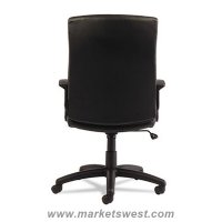 Alera YR Series Executive High-Back Swivel/Tilt Leather Chair