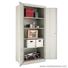 Alera Heavy Duty Welded Metal Storage Cabinet 78x36x24