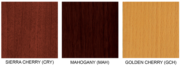 Available Napoli Series Wood Finishes
