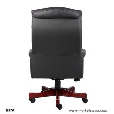 Boss High-Back Traditional Box Arm Executive Chair