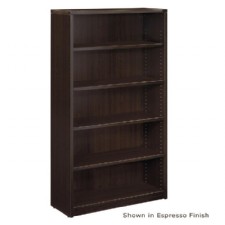 5-Shelf Bookcase, 36X14X65H, Espresso