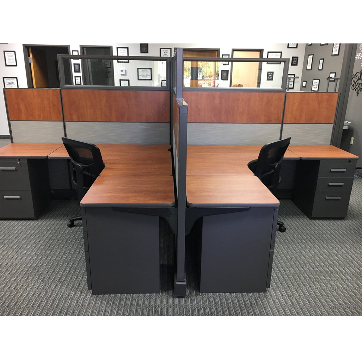 Custom Re Manufactured Herman Miller Modular Office Furniture Systems