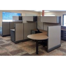 Custom Re-Manufactured Herman Miller Modular Office Furniture Systems