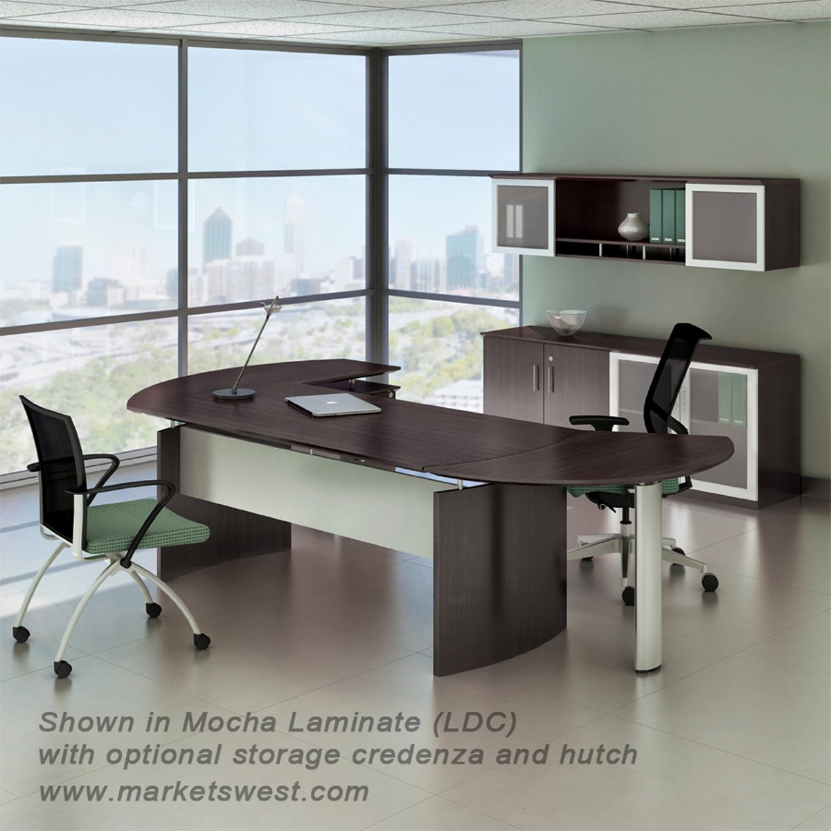 Medina Series 72 Executive L Shaped Desk Suite 4 Right Handed