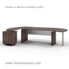 Medina Series 63" Executive L-Shaped Desk Suite #2 - Left Handed