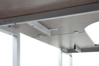 Silver Support Beam for 66" Desk