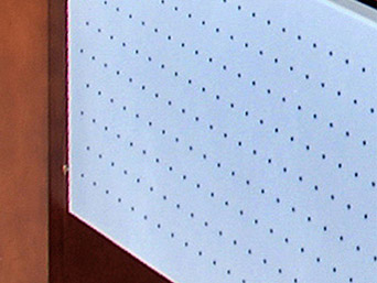 Perforated Silver Modesty Panel