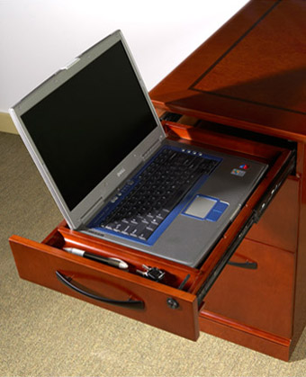 Laptop fits in Sorrento Drawer