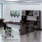 Medina Series Executive U-Shaped Desk Suite #35 - Left Handed
