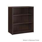 3-Shelf Bookcase, 36"X14"X42"H, Espresso or Urban Laminate Finish