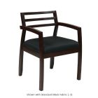 Guest Chair - Napa Espresso  w/ Wood  Slat Back