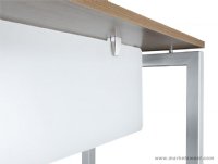 Acrylic Desk Divider or Modesty Panel - Under Mount